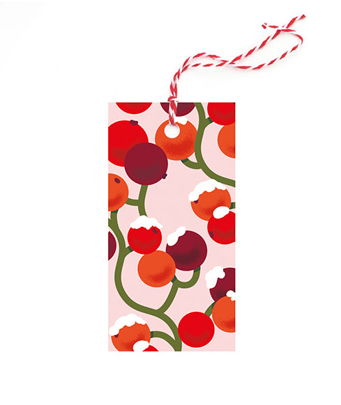 Winter Berries Christmas Tags