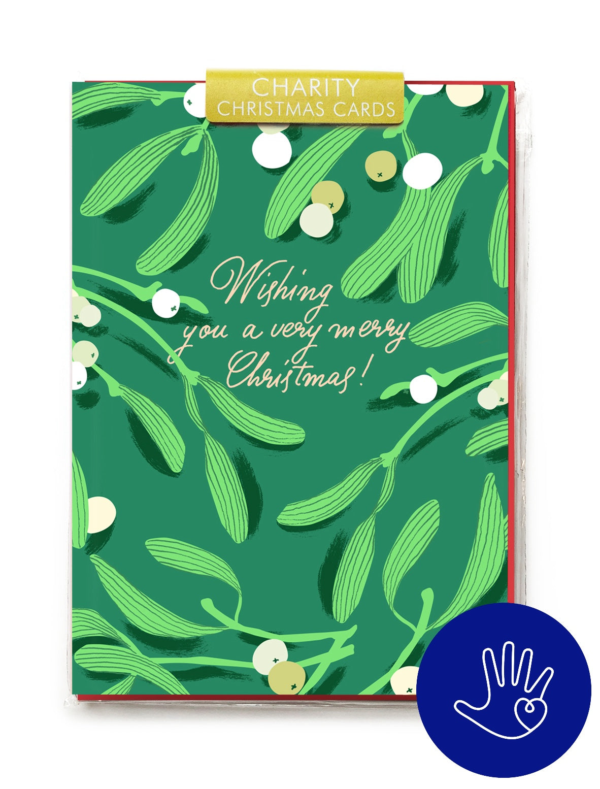 Mistletoe Christmas Charity Bag