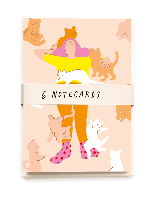 Cat Cuddles Notecards