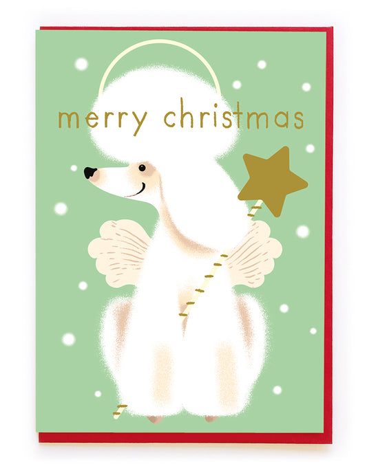 Poodle Angel Christmas