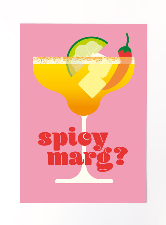 Spicy Marg A3 Print