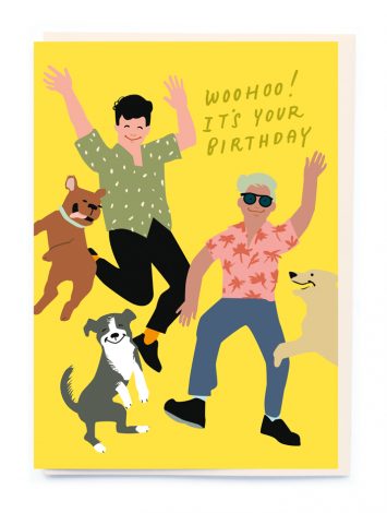Jumping dogs Men's Birthday