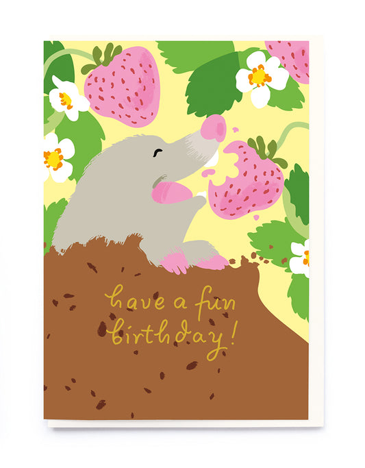 Strawberry Mole Kids Birthday