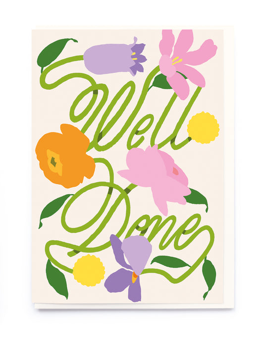 Floral Type Well Done