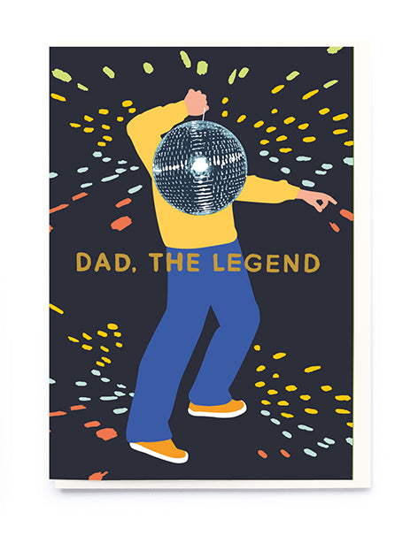 Disco Legend Father's Day Card