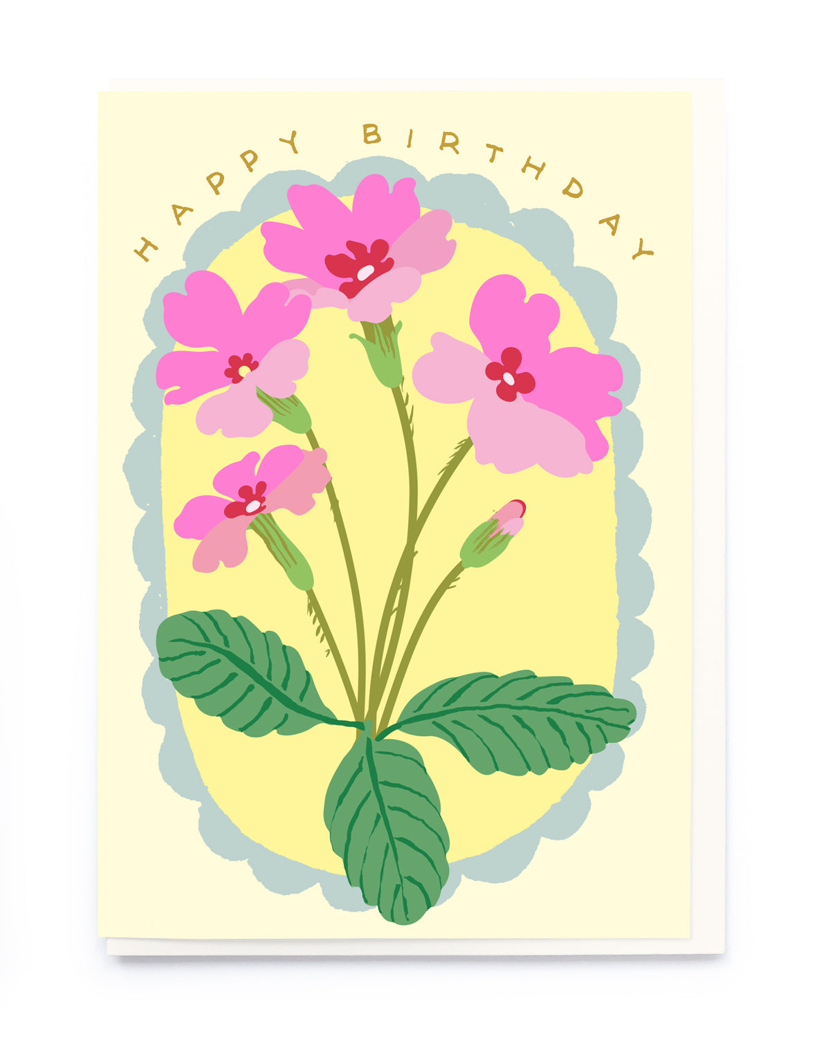 Vintage Pink Flowers Birthday