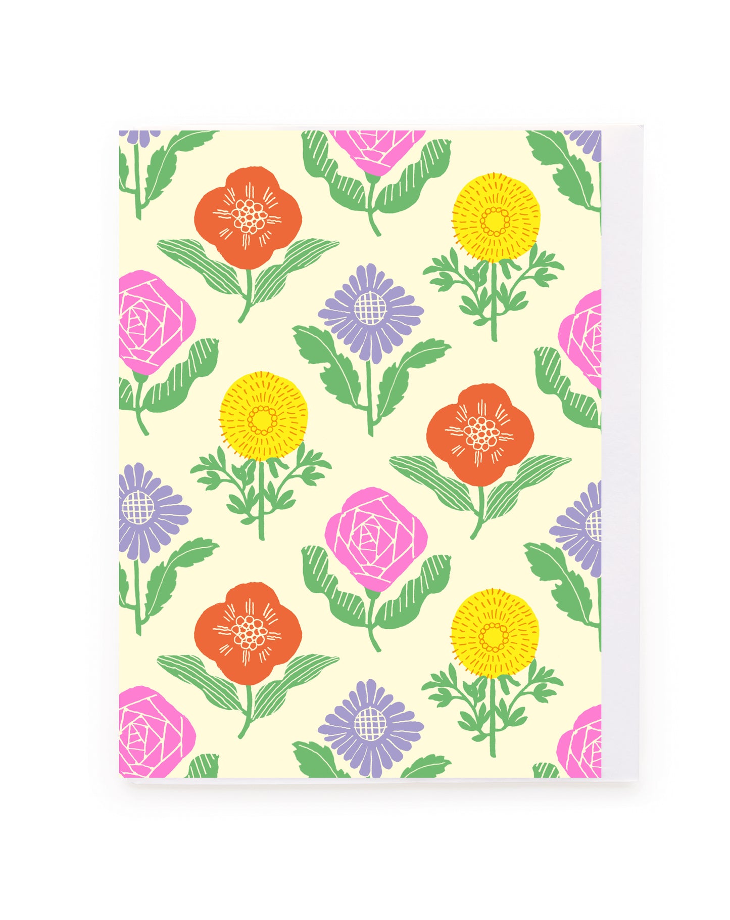 Geo Flowers Blank