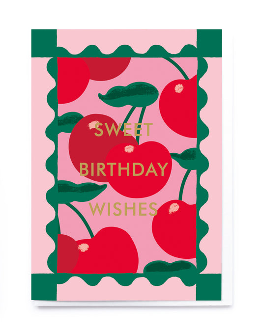 Cherries Stamp Birthday