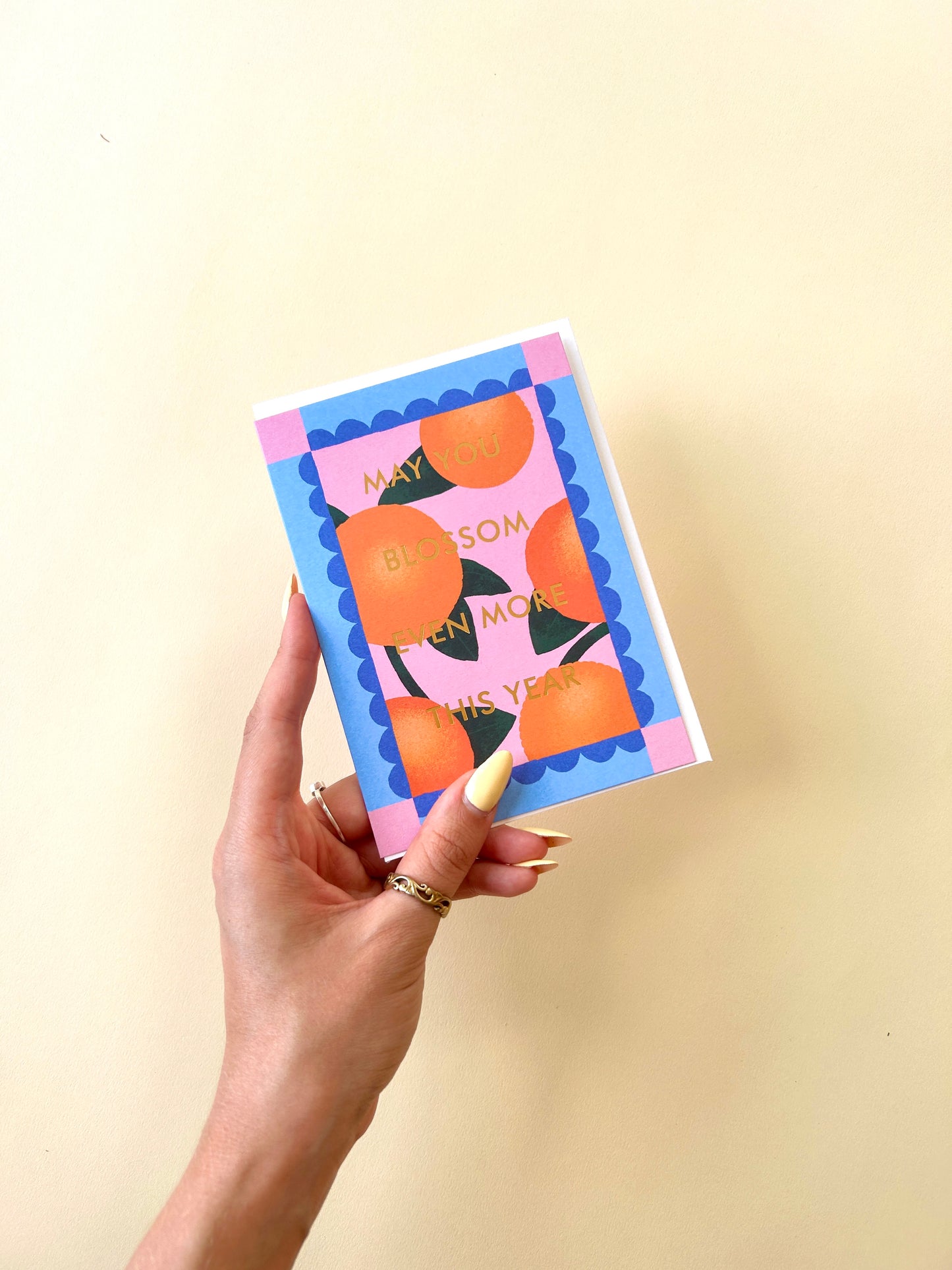 Oranges Stamp Birthday