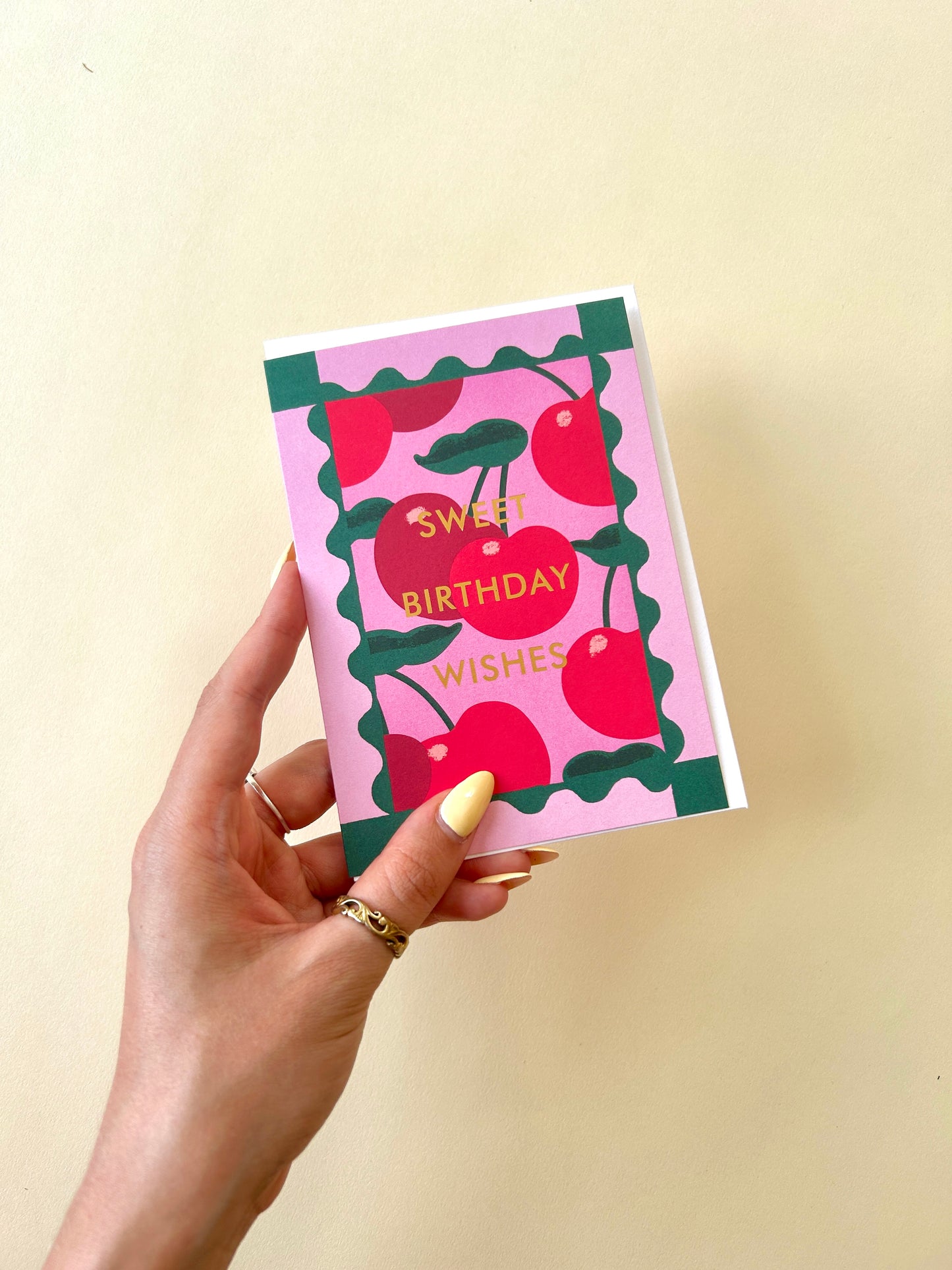 Cherries Stamp Birthday