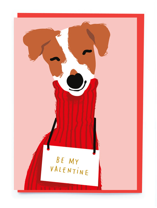 Dog in Jumper Valentine