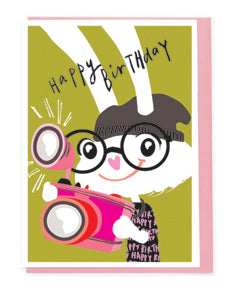Bunny with camera Kids birthday