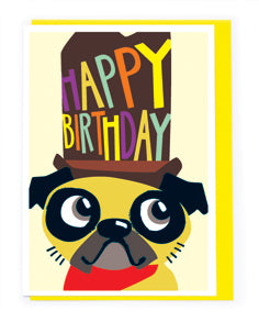 Cowboy Pug Kids Birthday