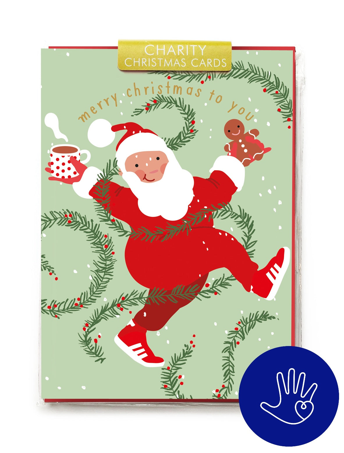 Santa Christmas Charity Bag