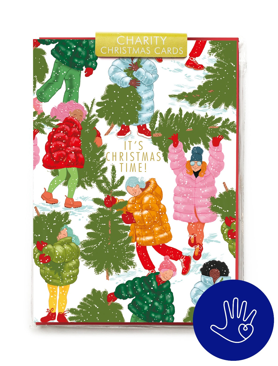 Girls and Trees Christmas Charity Bag