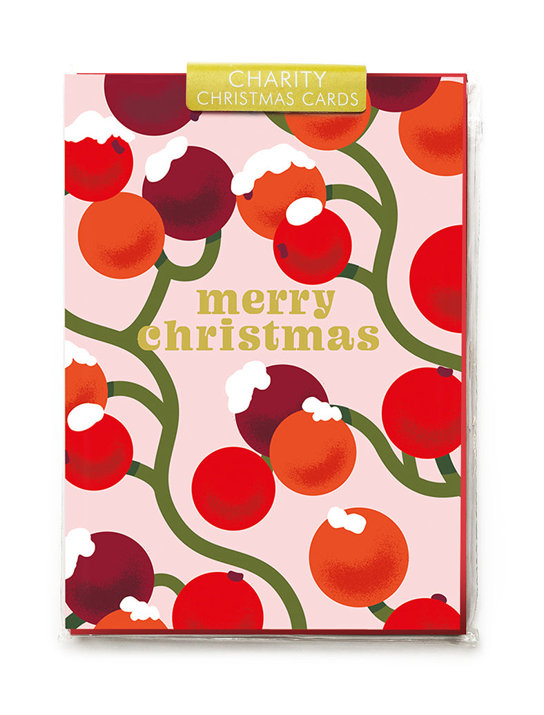 Winter Berries Christmas Chrity Bag