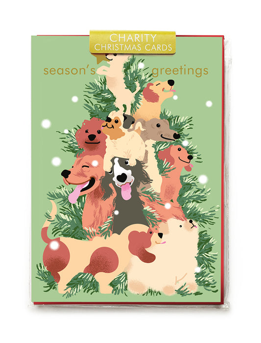 Dog Tree Christmas Charity Bag