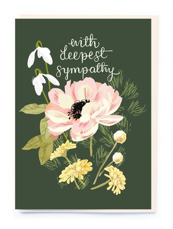 Dark Floral Sympathy