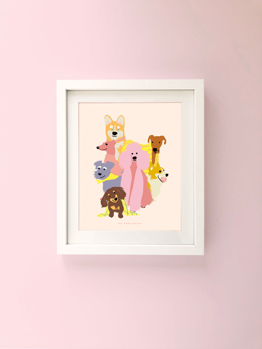 Loving Dogs Print
