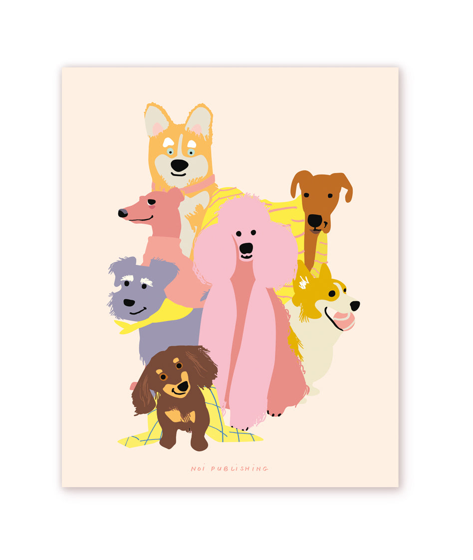 Loving Dogs Print
