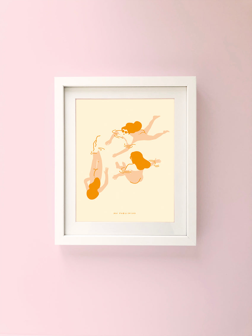 Wild Swimmers Print