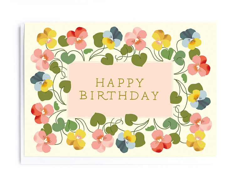 Pansy Border Birthday