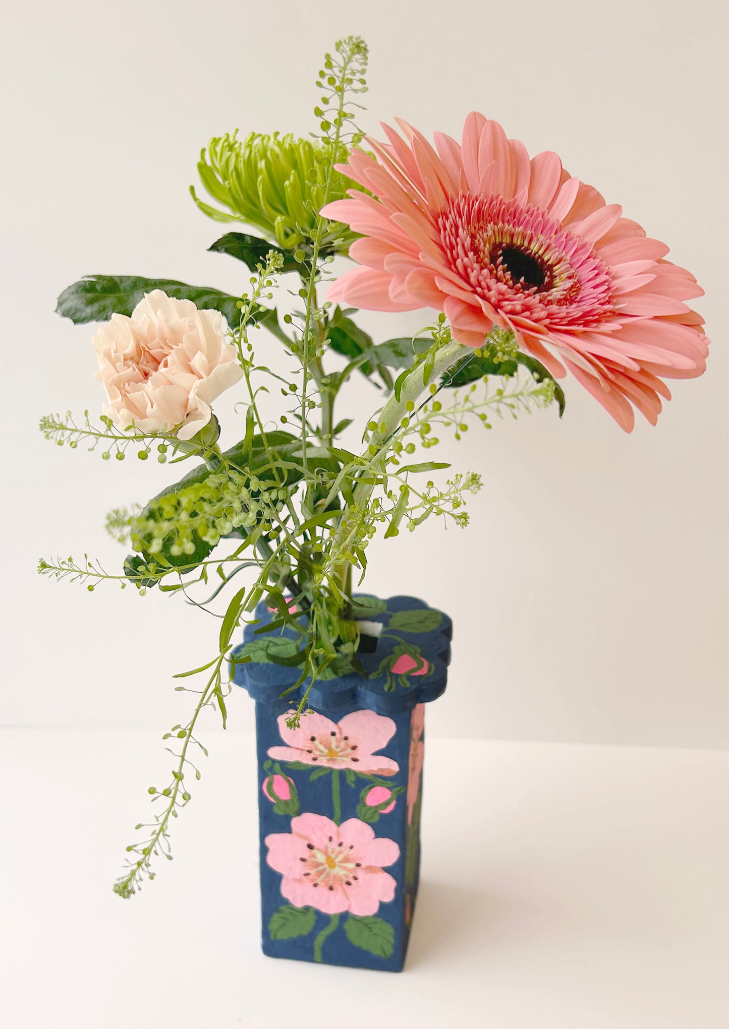 Wild Rose Paper Vase