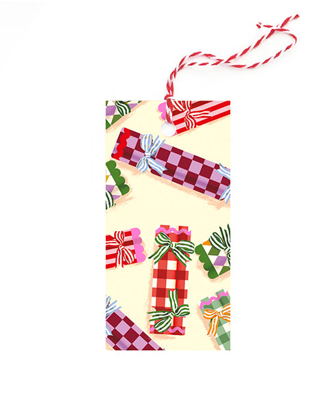 Colourful Crackers Christmas Tags
