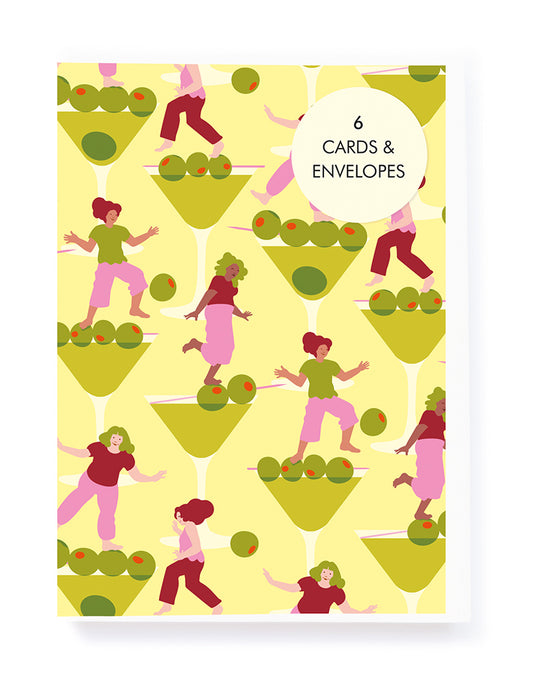 Olive Martini Notecards