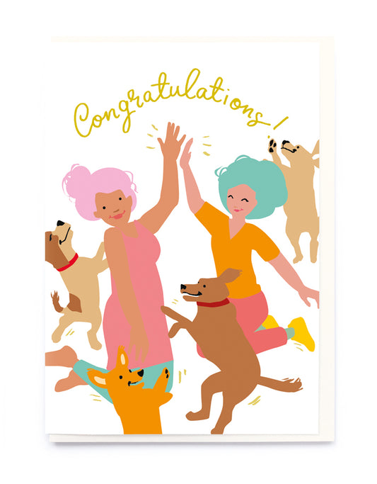 Jumping Dogs Congratulations