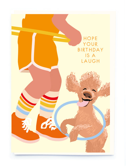 Hula Hoop Poodle Kid's Birthday