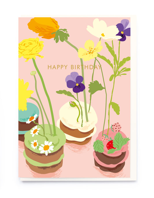 Flower Cakes Birthday