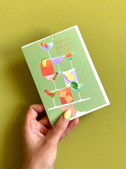 Colourful Cocktails Men's Birthday