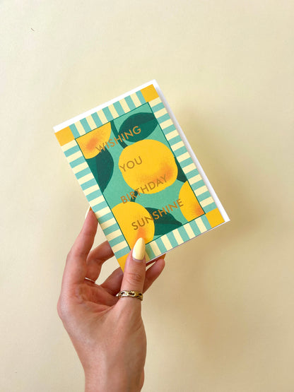 Lemons Stamp Birthday