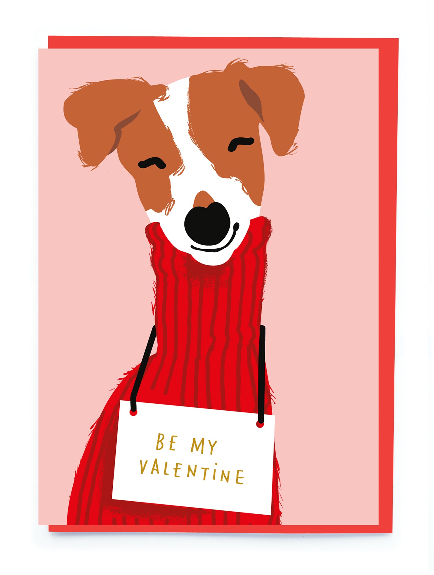 Dog in Jumper Valentine
