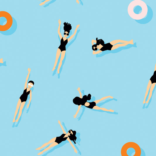 Swimming Girls Wrap