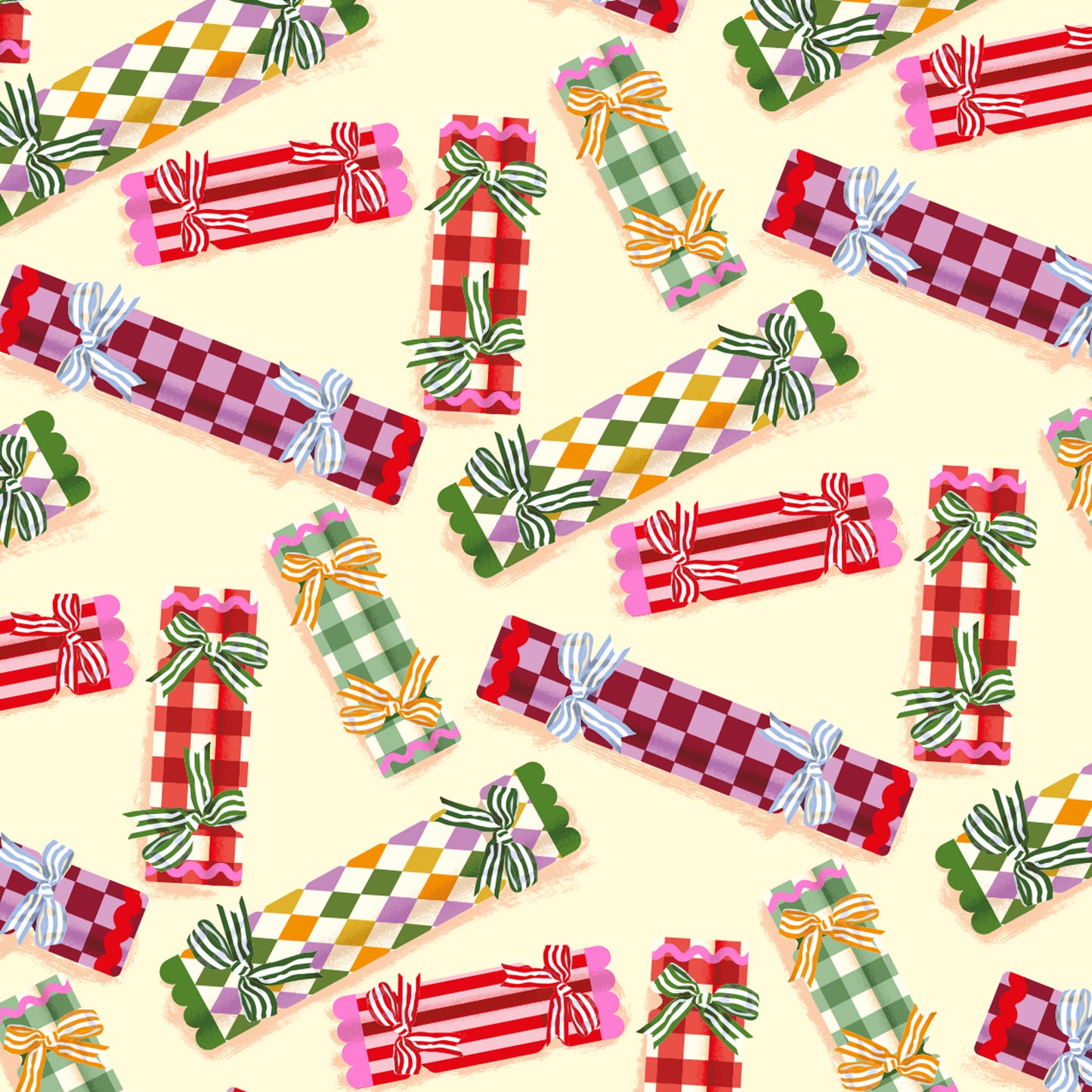 Colourful Crackers Christmas Wrap