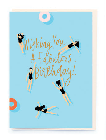 Swimming Girls Birthday