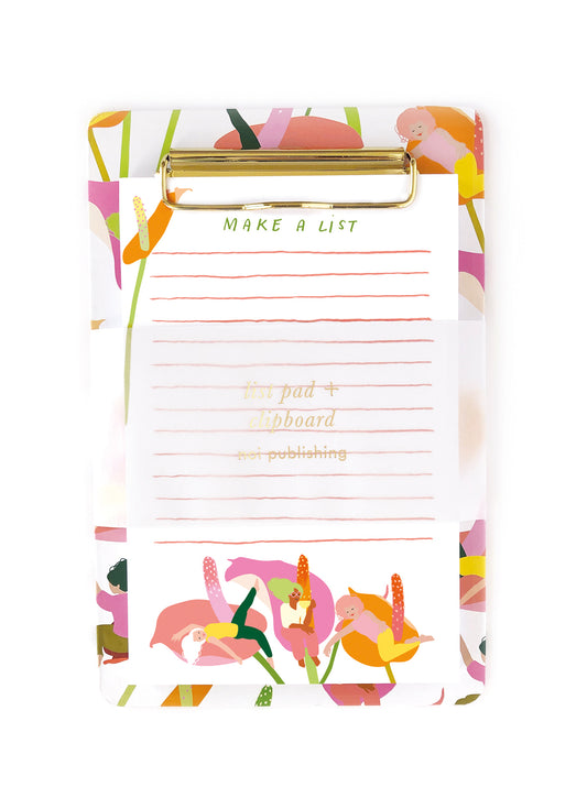 Lilly Girls Clipboard and List