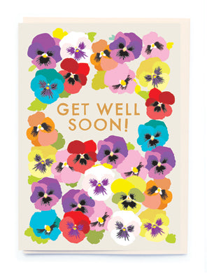 Pansies Get Well Soon