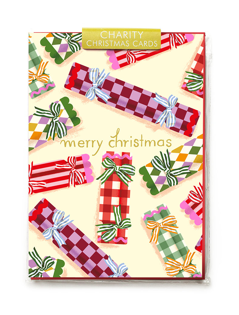 Colorful Crackers Christmas Charity Bag