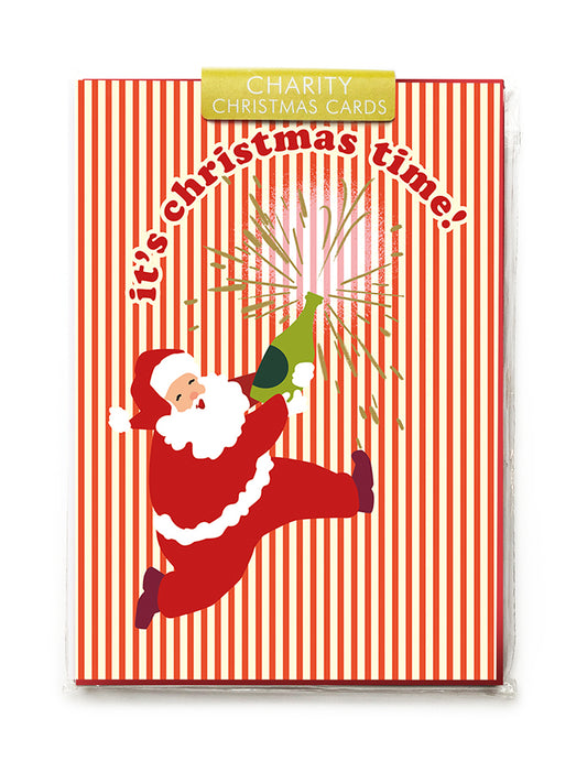 Party Santa Christmas Charity Bag