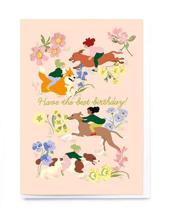 Playful Dogs Birthday