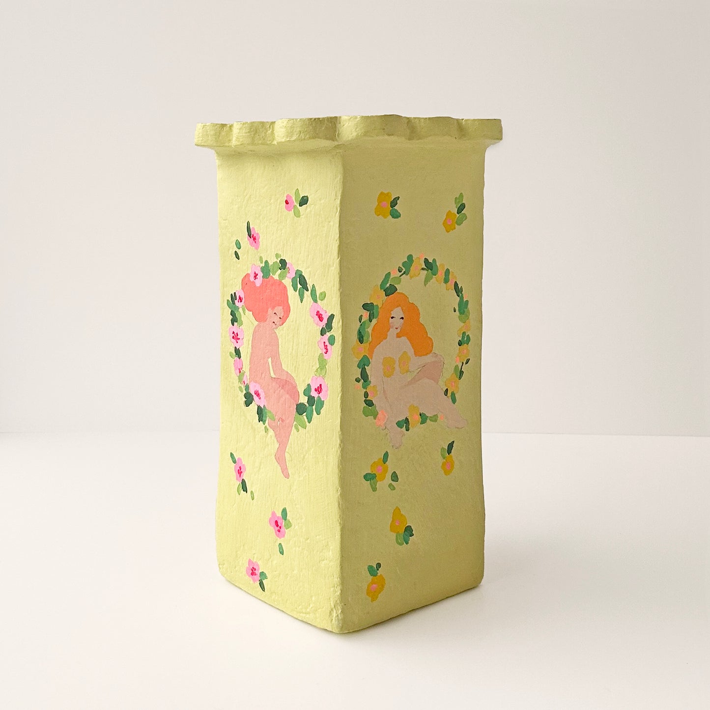 Ladies Paper Vase